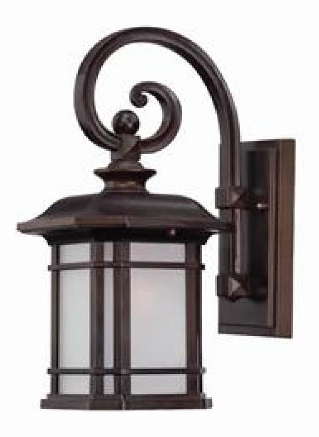 Collection Wall-Mount 1-Light Outdoor Architectural Bronze Light Fixtur by Acclaim Lighting