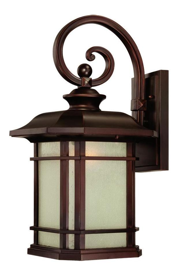 One Light Architectural Bronze Wall Lantern by Acclaim Lighting