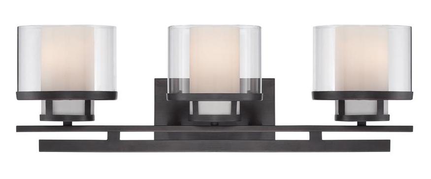 Biscayne Bronze  3 Light Bathroom Vanity Light by Designers Fountain