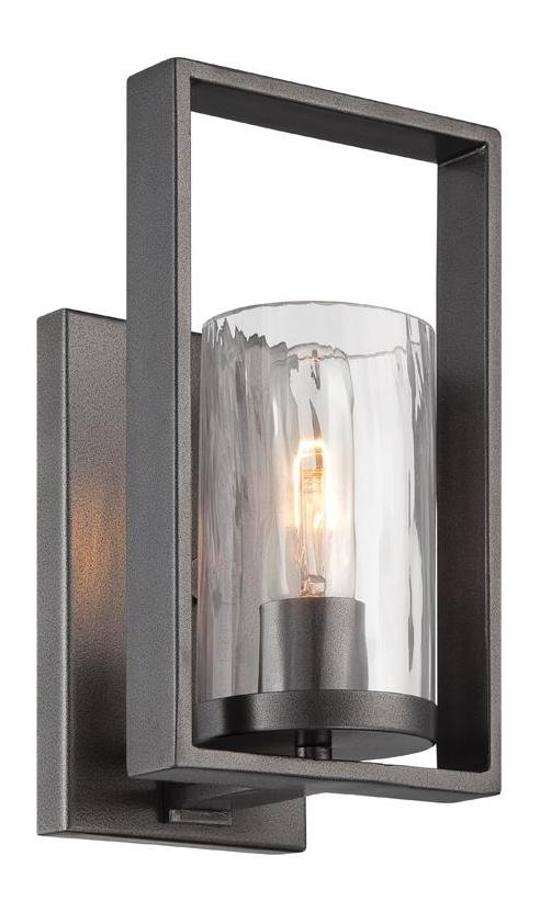 Charcoal  1 Light Bathroom Sconce by Designers Fountain