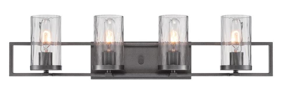 Charcoal  4 Light Bathroom Vanity Light by Designers Fountain