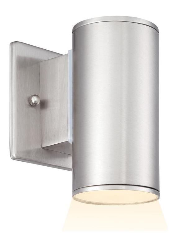 1 Light Wall Lantern With Satin Platinum Finish by Designers Fountain