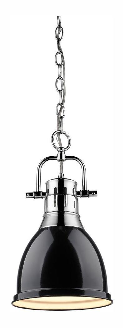 1 Light Mini Pendant With Chrome Finish