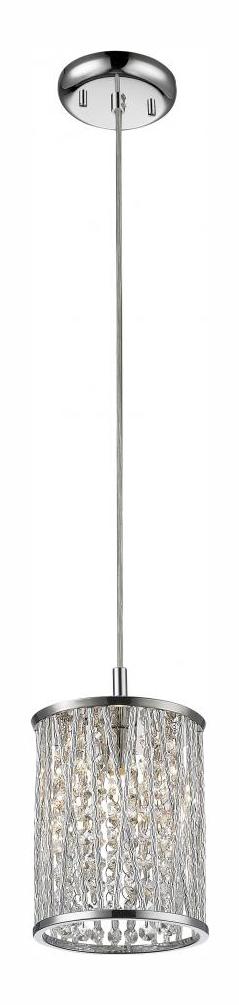 Chrome  1 Light Pendant by Z-Lite
