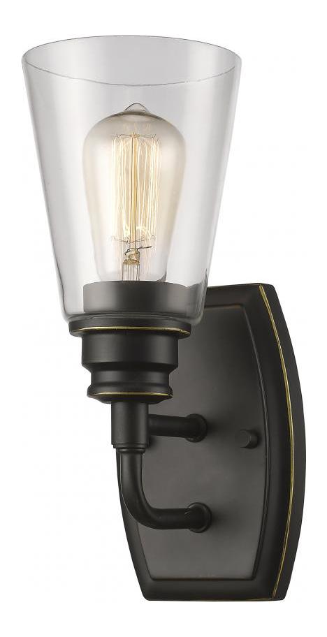 Olde Bronze  1 Light Bathroom Sconce by Z-Lite