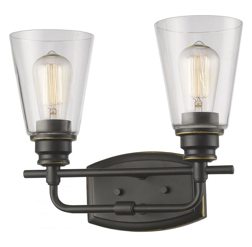 Olde Bronze  2 Light Bathroom Vanity Fixture by Z-Lite