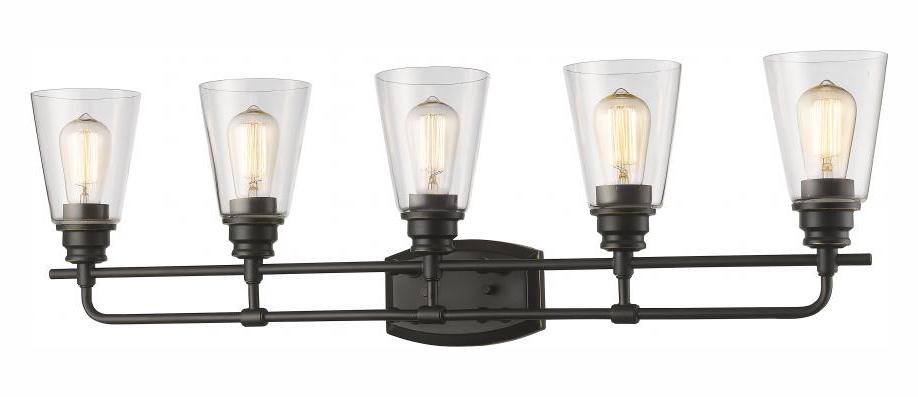 Olde Bronze  5 Light Bathroom Vanity Fixture by Z-Lite