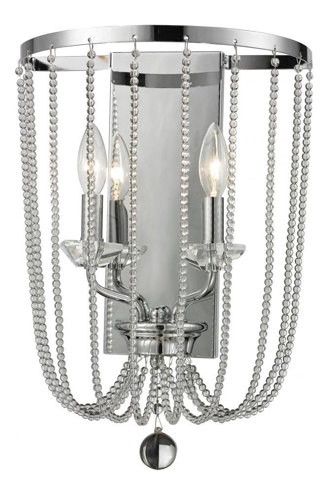 Chrome  2 Light Wall Sconce by Z-Lite