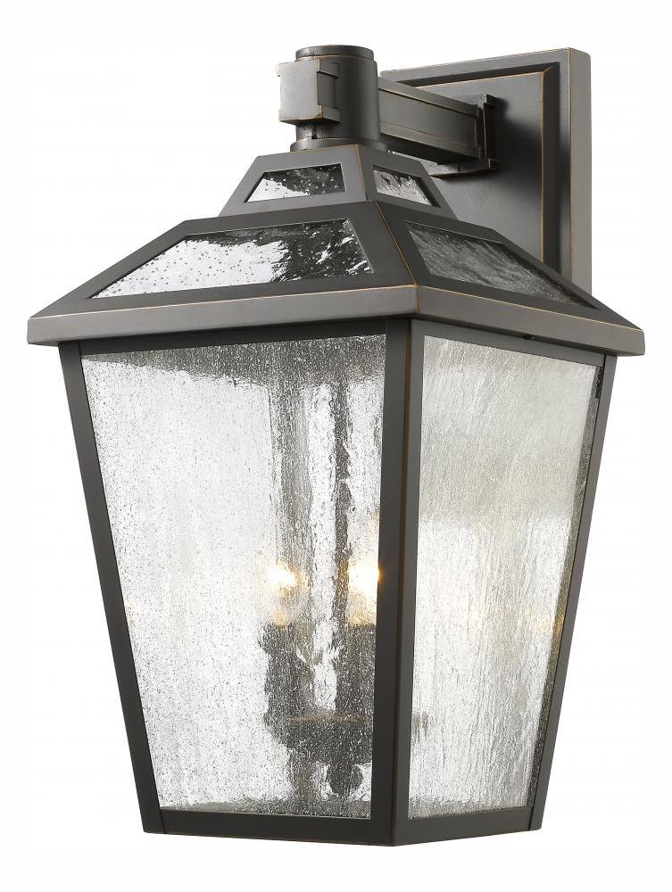 Oil Rubbed Bronze  3 Light Outdoor Wall Sconce by Z-Lite