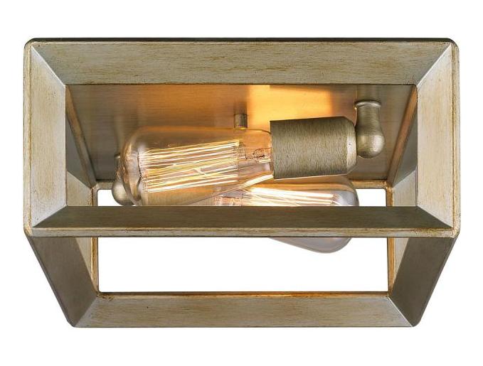Flush Mount White Gold by Golden