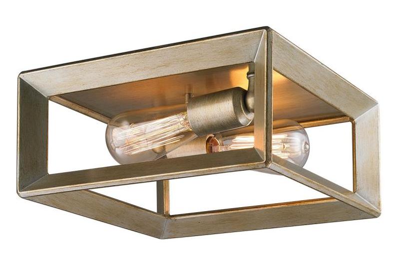 Flush Mount White Gold