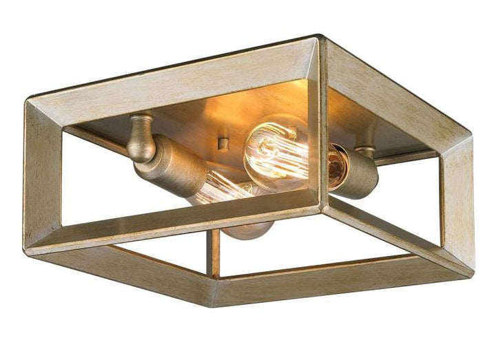 Flush Mount White Gold