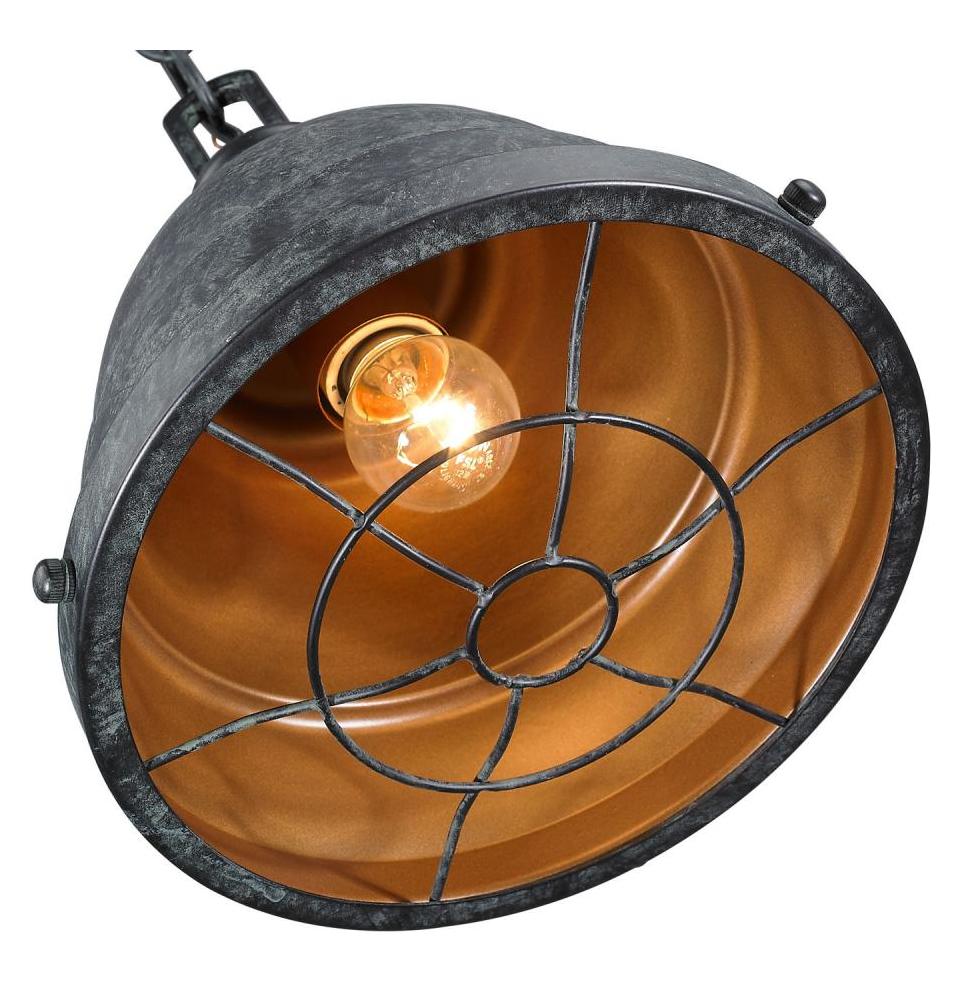 Black Patina  1 Light 16.5in. Wide Pendant