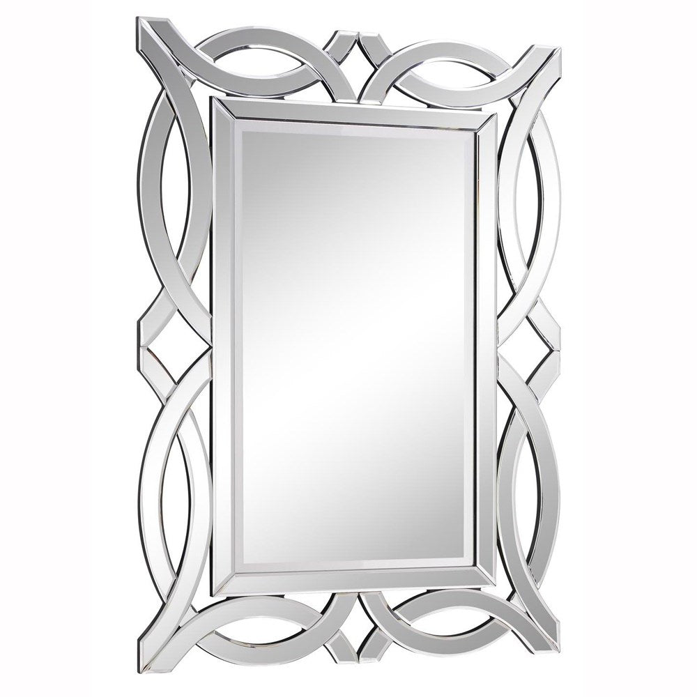 28 in. Contemporary Mirror in Clear by Elegant Decor