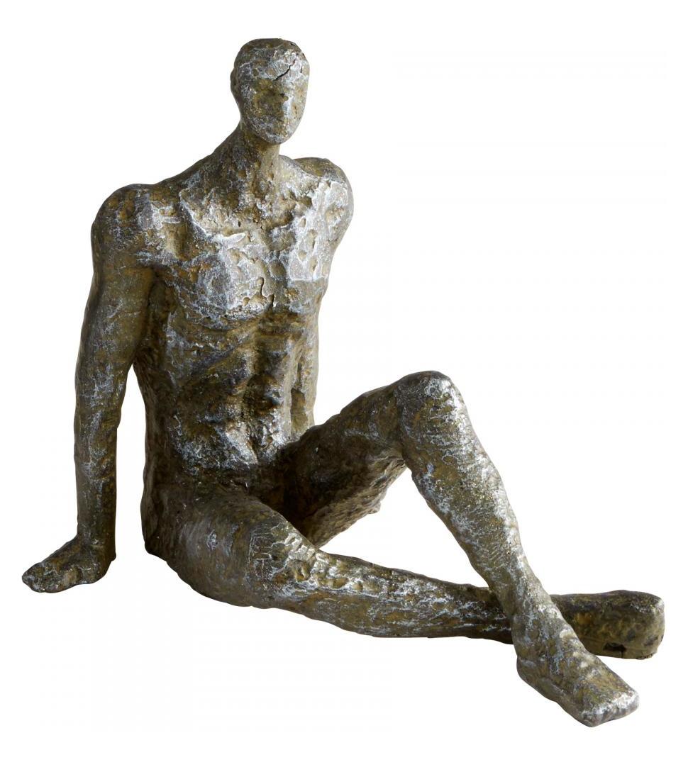 Rustic  6.75 Inch High Iron Statue by Cyan Designs