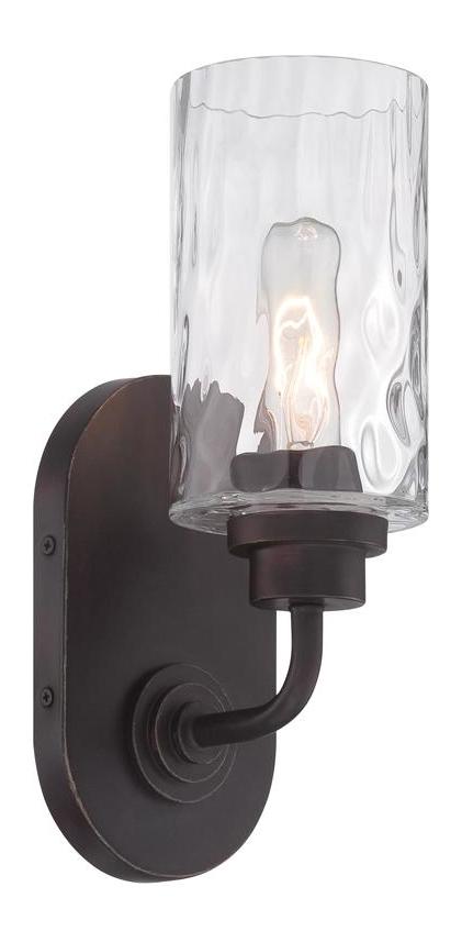 Old English Bronze  1 Light Wall Sconce by Designers Fountain