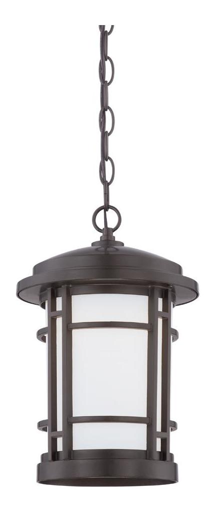 Burnished Bronze  1 Light LED Outdoor Small Pendant by Designers Fountain