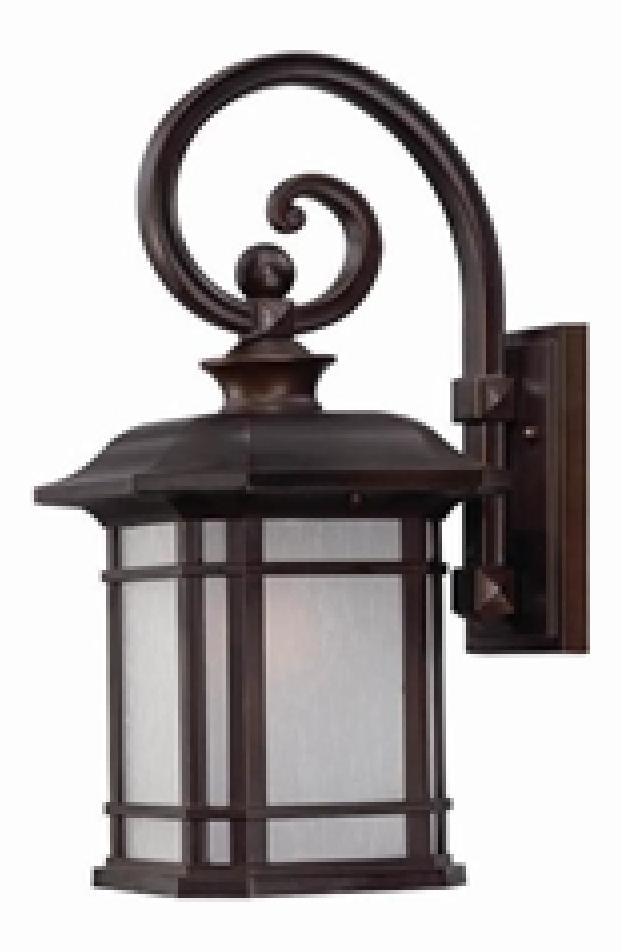 Collection Wall-Mount 1-Light Outdoor Architectural Bronze Light Fixtur by Acclaim Lighting