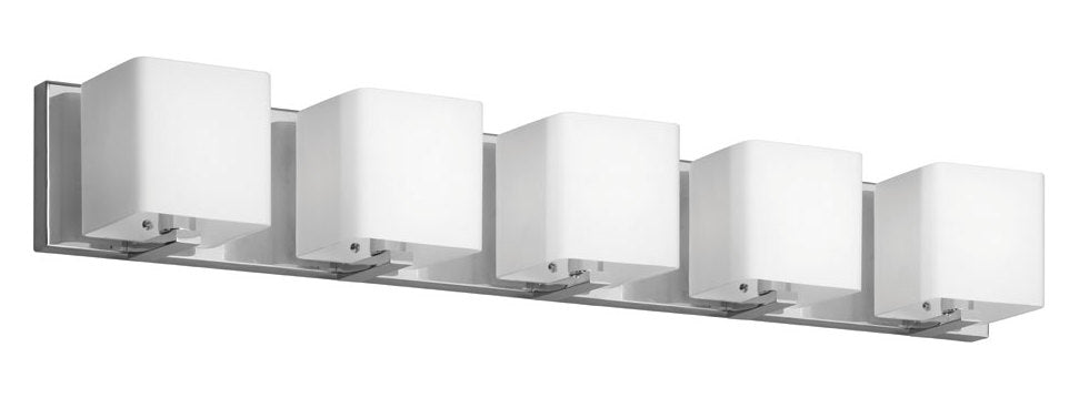 5 Light Vanity With Chrome Finish by Dainolite
