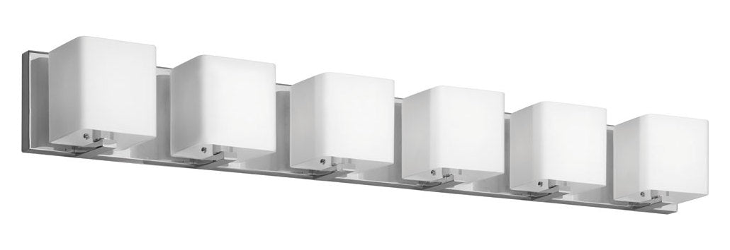 6 Light Vanity With Polished Chrome Finish by Dainolite