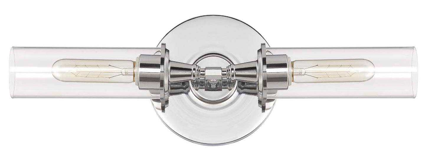 2 Light Linear Wall Sconce in Chrome by Craftmade