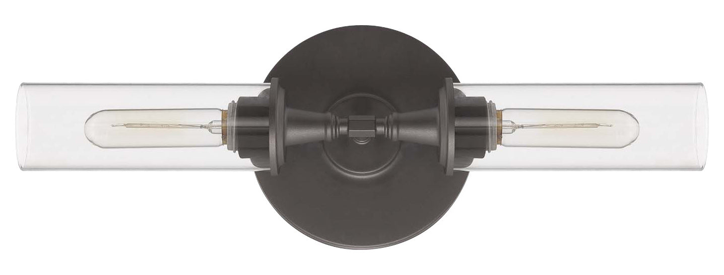 2 Light Linear Wall Sconce in Espresso by Craftmade