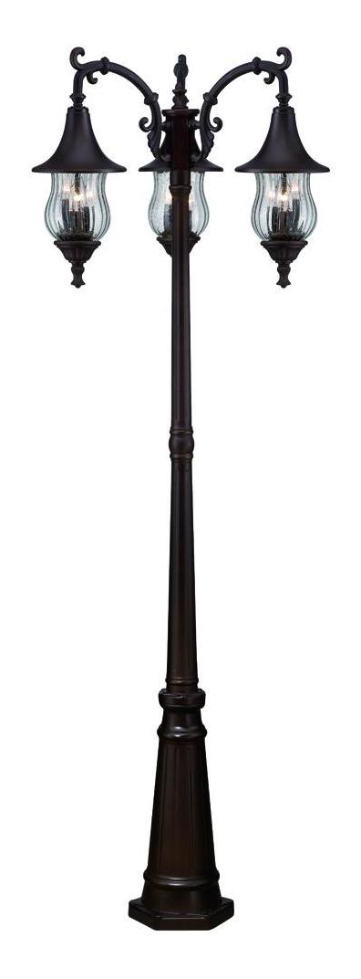 Collection 3-Head Surface-Mount Architectural Bronze Post Combination by Acclaim Lighting