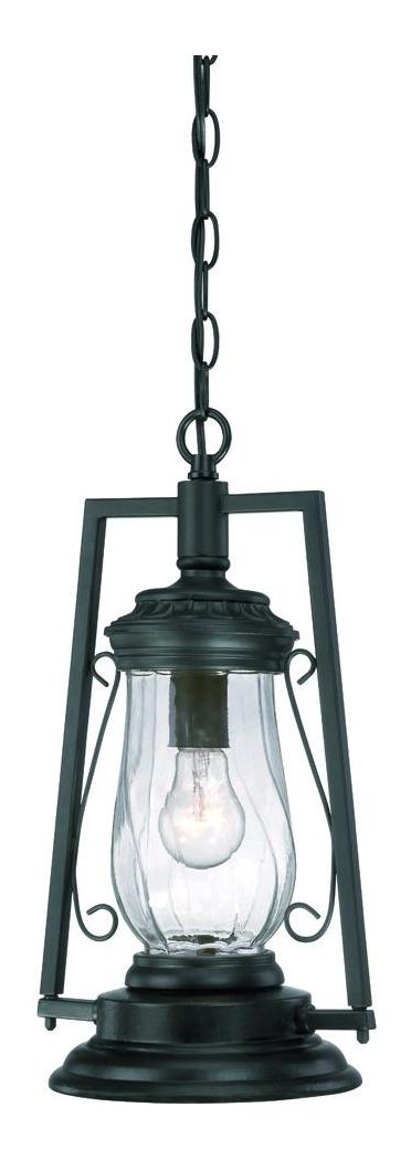 Collection Hanging Lantern 1-Light Outdoor Matte Black Light Fixture by Acclaim Lighting