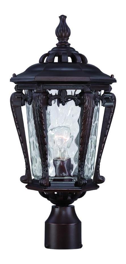 Collection Post-Mount 1-Light Outdoor Architectural Bronze Light Fixtu by Acclaim Lighting