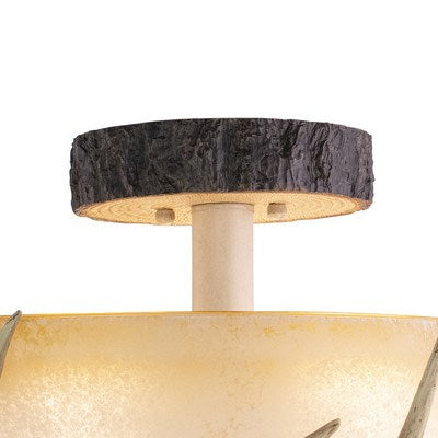 16-in Antler Semi Flush Ceiling Light Noachian Stone