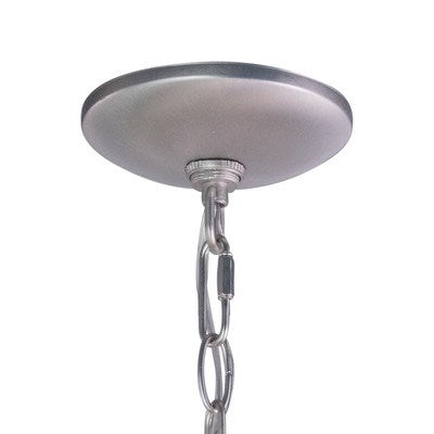 4L Mini Chandelier or Semi Flush (Dual Mount) Brushed Nickel