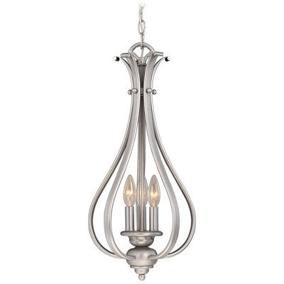 3L Pendant Brushed Nickel by Vaxcel International