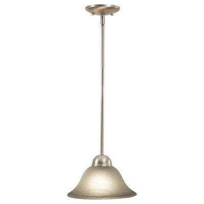 9.75-in Mini Pendant Brushed Nickel by Vaxcel International