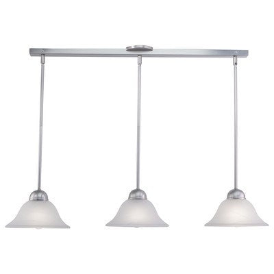 3L Linear Mini Pendant Brushed Nickel by Vaxcel International