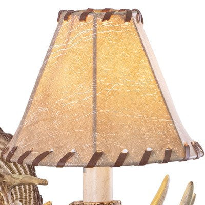 1L Antler Wall Light Noachian Stone