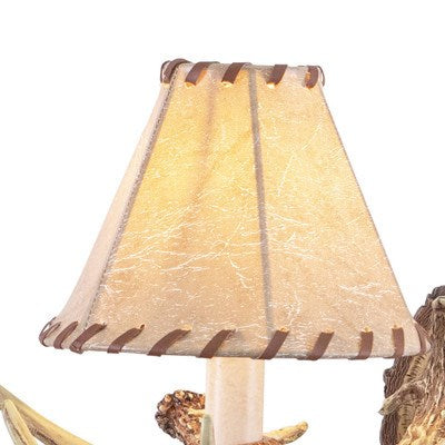 2L Antler Wall Light Noachian Stone