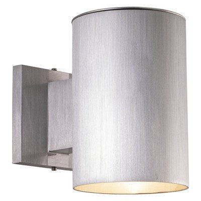 5-in. Outdoor Wall Light Satin Aluminum Satin Aluminum by Vaxcel International