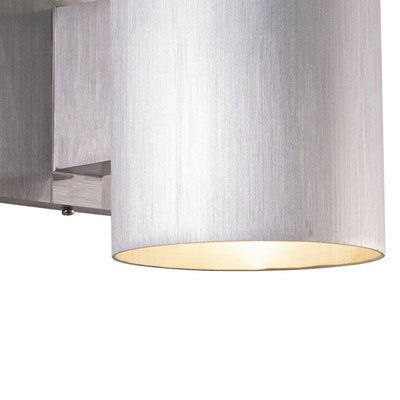 5-in. Outdoor Wall Light Satin Aluminum Satin Aluminum