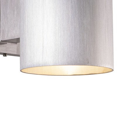 5-in. Outdoor Wall Light Satin Aluminum Satin Aluminum