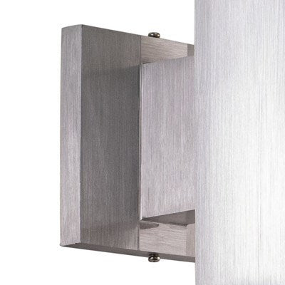 5-in. Outdoor Wall Light Satin Aluminum Satin Aluminum