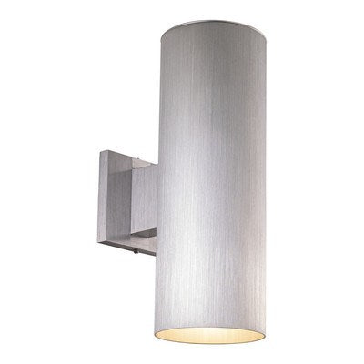5-in Outdoor Wall Light Satin Aluminum by Vaxcel International