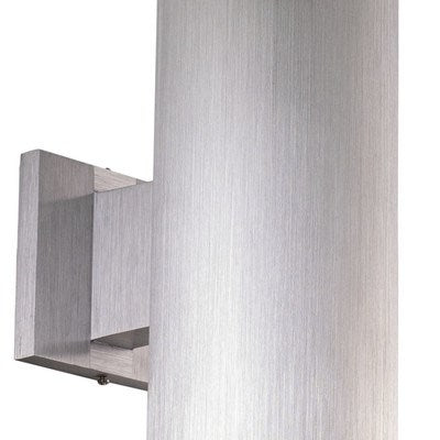 5-in Outdoor Wall Light Satin Aluminum