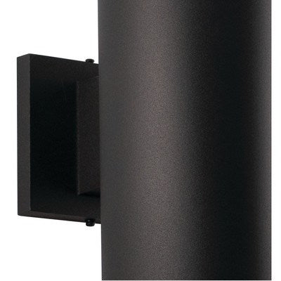 5-in Outdoor Wall Light Textured Black