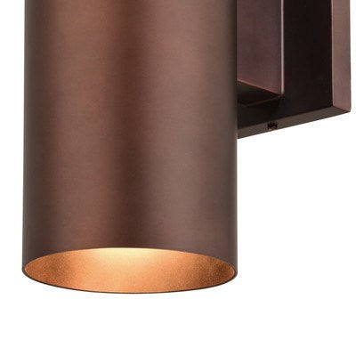 5-in Outdoor Wall Light Bronze