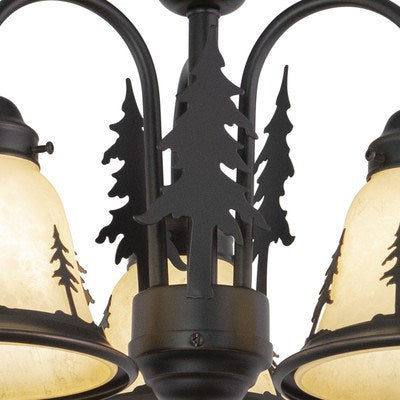 3L LED Tree Fan Kit or Chandelier (Dual Mount) Burnished Bronze