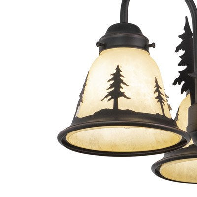 3L LED Tree Fan Kit or Chandelier (Dual Mount) Burnished Bronze