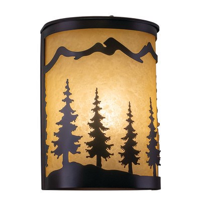 8-in Tree Wall Light Burnished Bronze by Vaxcel International