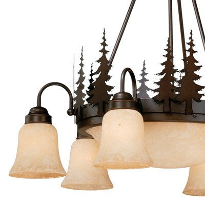 9L Tree Chandelier Burnished Bronze