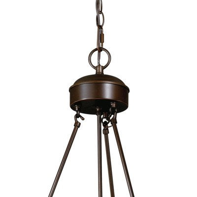 9L Bear Chandelier Burnished Bronze
