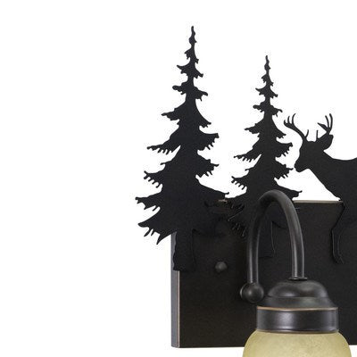 2L Deer Vanity Burnished Bronze
